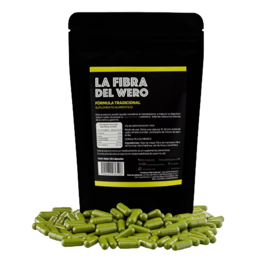 [BRSW22Q3OBYRU3A3] FIBRA DEL WERO | Cactus Fiber with Pink Grapefruit | 100% Natural Supplement | Package “Three Months”