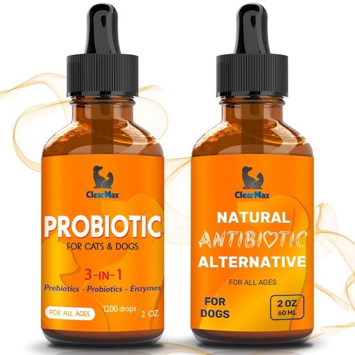 [BRSROCDQAEFA2DT5] Natural Supplements for Dogs and Cats – Probiotics for Dogs – Probiotics for Cats – Bundle