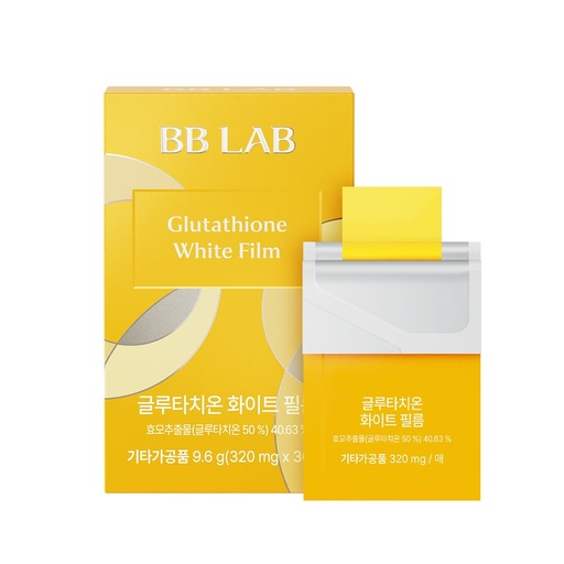 [BRSRAGL3C4BBS33D] BB LAB Glutathione White Film 320mg*30pcs, Korea Glutathione Direct Film, Quick Absorption, Oral Dissolving Film, Contain Vitamin C