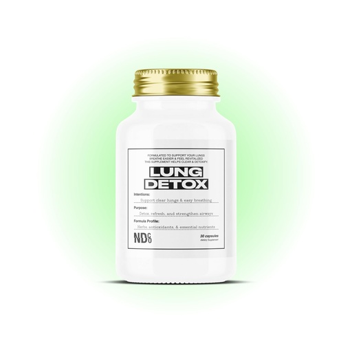 [BRSREZQDBEFA4CLO] Powerful Lung Detox & Cleanse - Mullein, Chlorophyll, Zinc | Respiratory Support with Glutathione for Smokers & Vapors | Easy Breathing by NDCO