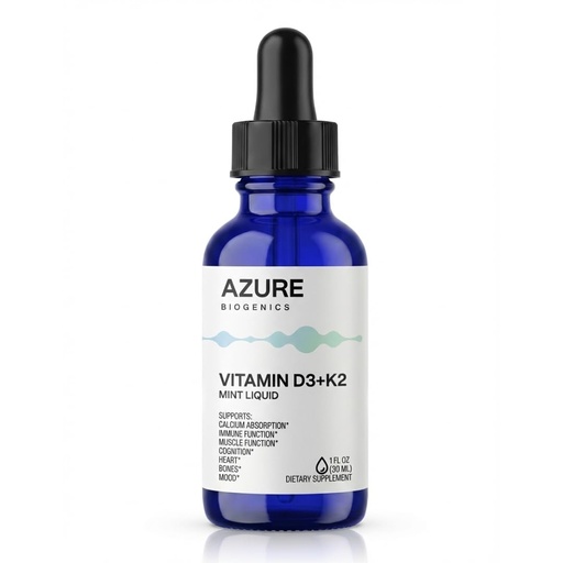 [BRSREHA3BACRM3TV] Vitamin D3 K2 Drops - High Potency 2500 IU D3 & 250 mcg K2 MK7- Supports Bone, Immune, Heart, Muscle, Mood & Cognitive Health*-Fast Absorption Mint Flavor, Vegan, Non-GMO