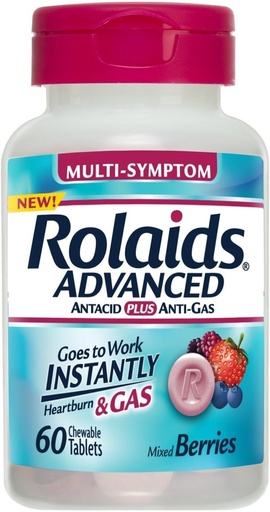 [BRSWGZY7AEPWKETV] Rolaids Adv Tabs Mixed Be Size 60ct Rolaids Advanced Tabs Mixed Berry 60ct