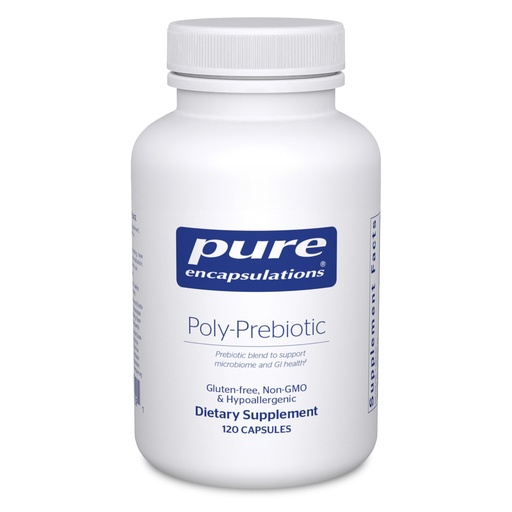 [BRSROYADOYJWA2TV] Pure Encapsulations Poly-Prebiotic | Prebiotic Blend to Support the Microbiome and GI Health | 120 Capsules*