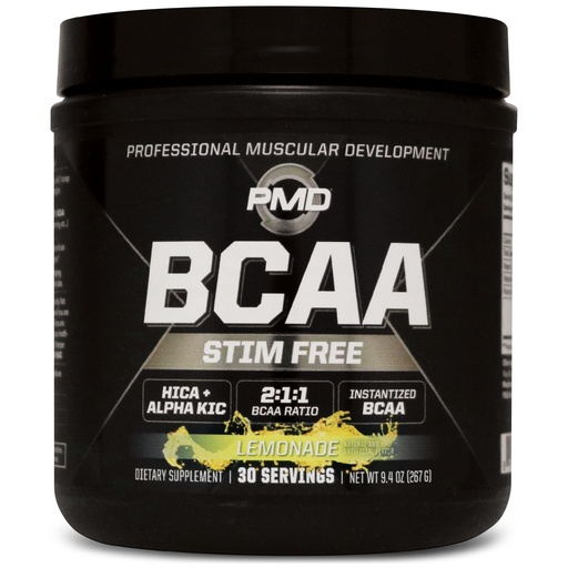 [BRSWIHY6ON7BWFIZ] PMD Sports BCAA Stim-Free Amino Acids - Better Workout Performance, Enhanced Recovery, Daily Energy, Muscle Builder, and Muscle Sparing - BCAA Powder Drink Mix - Lemonade (30 Servings)