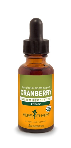 [BRSWIYQCBMMQCCA7] Herb Pharm Cranberry Liquid Herbal Extract: for Urinary Tract Support | Certified Organic, Non-GMO, Gluten-Free, Vegan | Up to ~2 Week Supply, 1 oz*