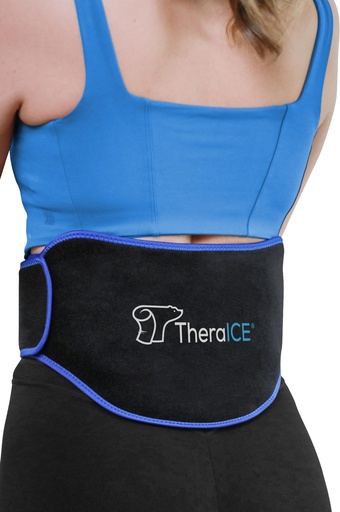 [BRSROCQ7OZ6RAF34] TheraICE Ice Pack Back Brace for Lower Back Pain, Hot or Cold Therapy Back Pain Relief Products for Lower Lumbar, Sciatic Nerve, Herniated Disc (2 Pack)