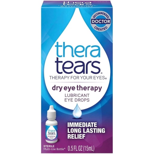 [BRSWKGYIBJ6QMETA] TheraTears Lubricant Eye Drops 0.50 oz (Pack of 8)