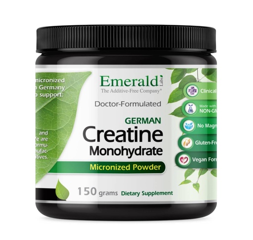 [BRSRGHY3BYFWYFI4] Emerald Labs German Creatine Monohydrate Micronized Powder - Supports Muscle, Brain & Immune Health - Doctor-Formulated, Vegan, Non-GMO, Gluten-Free, No Additives - 5000mg per Serving, 30 Servings