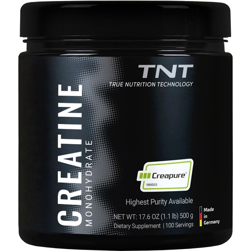 [BRSW2YI5PIPGGH3Z] TNT Creapure® Creatine Monohydrate Powder (100 Servings) • Made in Germany • 5g per Serving • Supports Strength, Endurance & Cognitive Energy* • Micronized, Vegan, 99.99% Pure