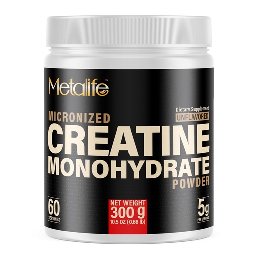 [BRSRAAAYCIDQ4ALJ] 100% Pure Creatine Monohydrate Powder 60 Servings, Canada-Made, Micronized Powder, Muscle Growth, Unflavored, Ideal for Athletes & Fitness Enthusiasts, Third Party lab Tested, Vegan, 300 g