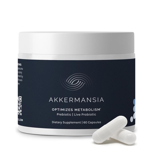 [BRSRAZYECQFRO3L4] InfiniWell Akkermansia Probiotic for Digestive Health - Support Healthy Longevity, Immunity & A Balanced Gut Microbiome with Akkermansia Muciniphila Probiotics (60 Capsules)