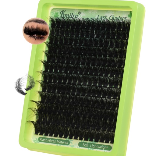 [BRSREZY7BMBGECQ4] Thick Lash Clusters 14-24mm Long 240D Cluster Eyelash Extensions Waterproof Volume Eyelash Clusters 192Pcs Individual Lashes Soft Wispy False Eyelashes DIY Lash Extension