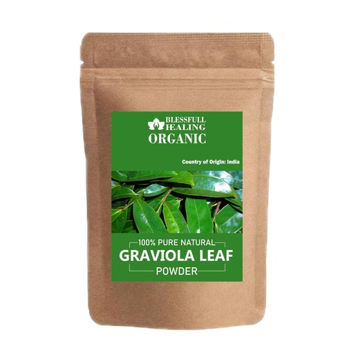 [BRSRAYIFCUNB43LJ] Blessfull Healing Organic Graviola Leaf Powder 100% Pure Natural 200 Gram / 7.05 oz