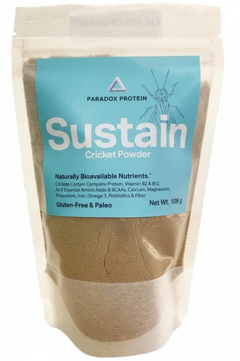 [BRSRMHYLAAHR6C3V] NutriCricket Paradox Protein 1lb Organic Bag Pure Cricket Powder