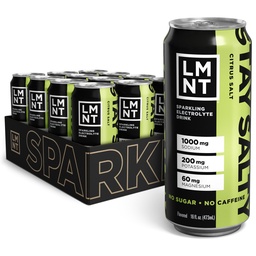 LMNT Sparkling Electrolyte Drink - Citrus Salt | 12-Count
