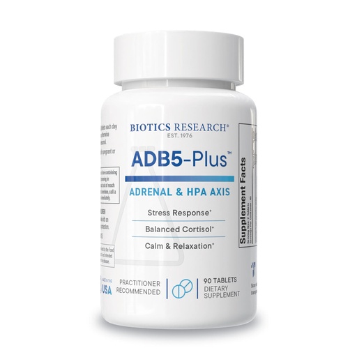 [BRSWIYATA54WOEQ7] BIOTICS RESEARCH ADB5-Plus Support Healthy Adrenal Gland Function, Support Cortisol Levels, Positive Response to Stress, Healthy Energy Levels 90 Tablets