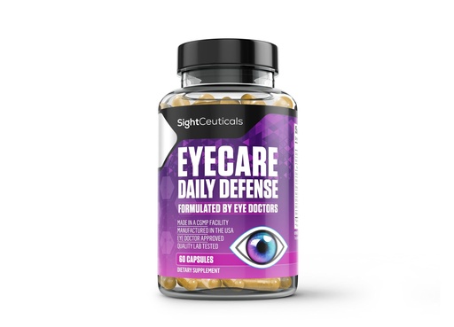 [BRSRAAA3CJ6WC2DD] Eyecare Daily Defense Eye Vitamin Doctor Formulated with Lutein, Zeaxanthin, Astaxanthin, Made in The USA, Dairy & Soy Free, Non-GMO, Gluten Free, Vegan