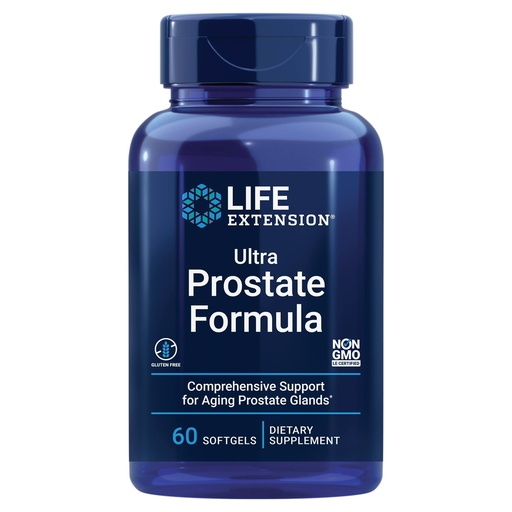 [BRSWIFAZBQHWGDDC] Life Extension Ultra Prostate Formula - Men’s Prostate Health Supplement with Beta Sitosterol, Saw Palmetto, Lycopene, Pumpkin Seed - 60 Softgels