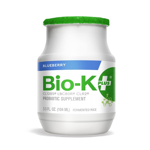 [BRSWICT7AJYQMAY3] Bio-K Plus Organic Blueberry Fermented Rice Probiotic 6pk, 3.5 FZ