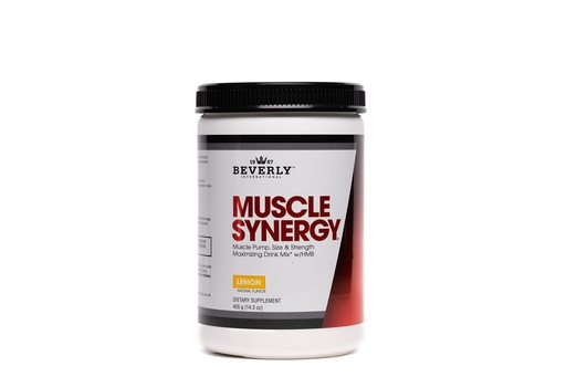 [BRSWIZT2AQMBOYDG] Beverly International Muscle Synergy 405g (Lemon Powder 14.3 oz) Dramatic Muscle Pump, Size & Strength Maximizing Drink Mix w/HMB. L-Arginine, L-Citrulline, Creatine Monohydrate, L-Ornithine