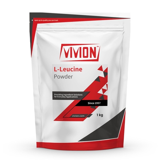 [BRSREH3YA4MGOETX] L-Leucine Powder - 1000 Grams - BCAA Amino Acid Powdered for Manufacturing Muscle Function & Energy Tablet Capsule Formulations - 1 kg (2.2 lb)