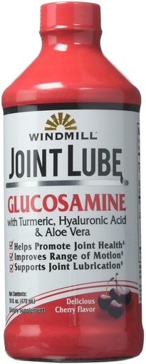 [BRSWKGYIBJ6QC2IZ] Glucoflex Joint Lube Glucosamine Liquid Cherry Flavor 16 oz (Pack of 4)
