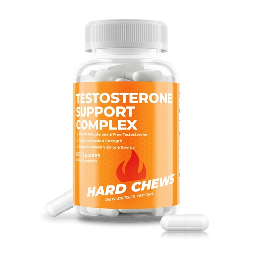 [BRSREBL3BAOQAHTG] Testosterone Support Complex (60ct) - Testosterone Supplement for Men w/Magnesium, Zinc, Tribulus, Epimedium, Tongkat Ali - Testosterone Booster for Vitality, Wellness, and Workout