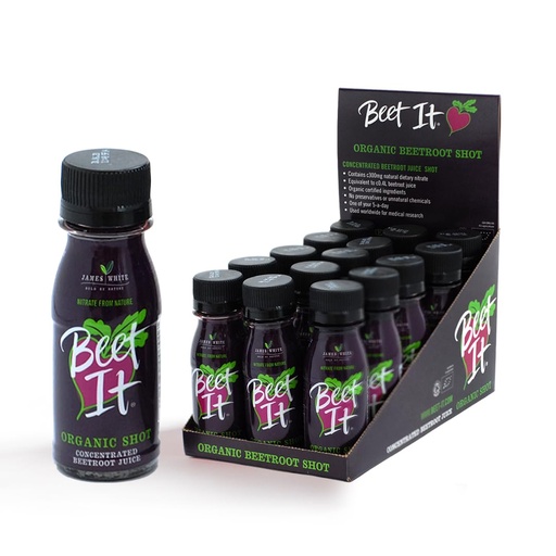 [BRSWG2YDDIJRMYLV] Bet IT Circulation Organic Beet Root Juice Shots - 300mg Nitrato dietético para apoio á saúde cardíaca (15 x 2.4 fl. oz.), Non-GMO, apoio á presión arterial natural e disparos de zume