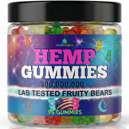 [BRSRGGAPBZ7WM33Z] Hemp Gummies for Sleep and Relaxing Calm-Fruity Gummy Bear Candy Edibles-Made in USA-Lab Tested 95 Gummies