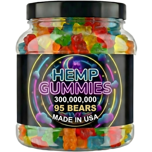[BRSRGGAPBV7B4E33] Hemp Gummies For Deep Sleep Peace And Relaxation-Hemp Oil Edibles Fruity Candy-Made In USA-95 Gummy Bears