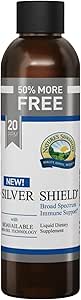 [BRSWIHA3OUFB2CTK] Nature's Sunshine Silver Shield Liquid, 6 Fl Oz | Colloidal Silver Liquid with Aqua Sol Technology Provides Immune Support and Protection