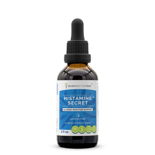 [BRSRMZQCCV7R63TG] Secrets of the Tribe Histamine Secret Alcohol-Free Extract, High-Potency Herbal Drops, Tincture Made from Galangal, Licorice, Stinging Nettle, Watercress, Moringa, Stinging Nettle, Thyme 2 oz