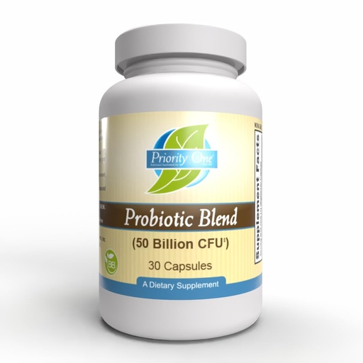 [BRSREZIDOAMGMCDP] Priority One Vitamins - Probiotic Blend 50 Billion CFU Probiotic Flora