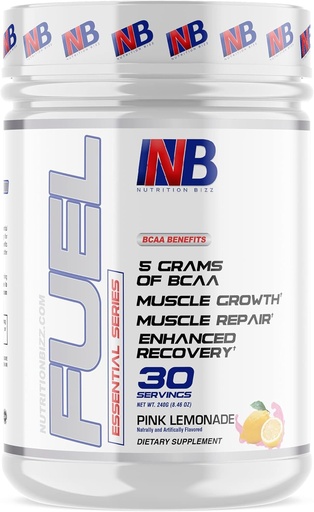 [BRSW2YL5DEFGYCAZ] BCAA Powder, 5 Grams of BCAAs Amino Acids, Post Workout Recovery Drink for Muscle Building, Recovery, and Endurance, 30 Servings (Pink Lemonade)