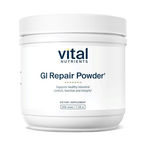 [BRSWIYIZCF6BAFI3] Vital Nutrients GI Repair Powder - Leaky Gut Powder with L Glutamine and Zinc - Digestive Enzyme Supplement to Support Gut Health and Digestion - Gluten Free - 40 Servings