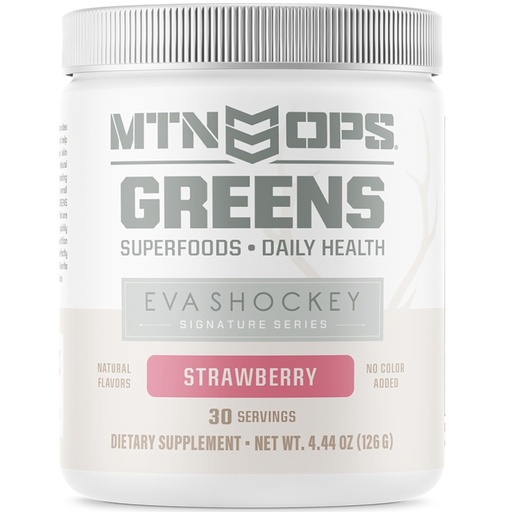 [BRSWGAQNBUNQ22TB] MTN OPS Greens Organic Greens Superfood Powder with Super Greens Antioxidants Digestive and Immune Support Strawberry Flavor 30 Servings
