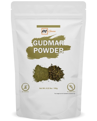 [BRSROFIDBMCR42Y7] 100% Natural Pure Gudmar (Gymnema Sylvestre) Powder for Health and Skin Care 100 GMS / 0.22 LBS