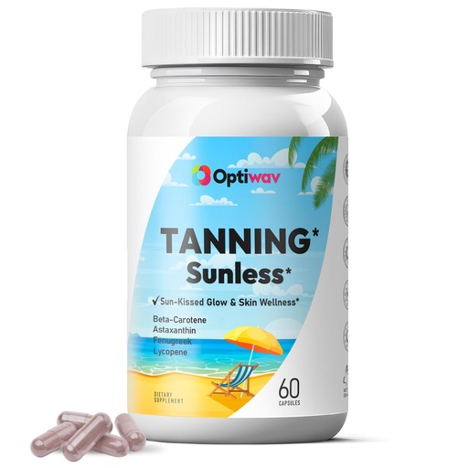 [BRSRGCYZC5YBAFD2] Tanning Pills for Men Women - Self Tan Capsules that Work Fast Without Sun - Natural Oral Melanin Supplement Pill for Sunless Healthy Tan Golden Glow - Sugar-Free Gluten Free Vegan Non-GMO
