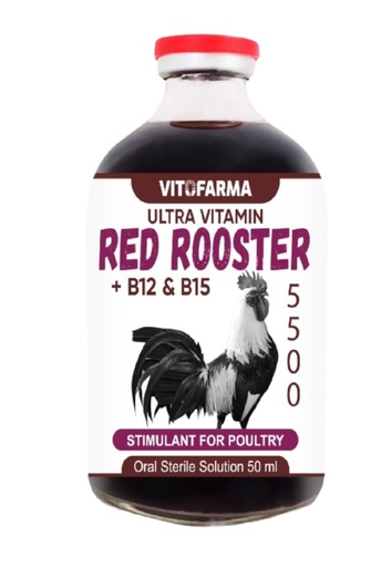 [BRSRAHDRBV7AMF3J] B12 5500 20ml Restorative Muscle Mass Optimal Weight Training Support Booster for Rooster - Suplemento para Gallos b12 20 ml (50 ml)