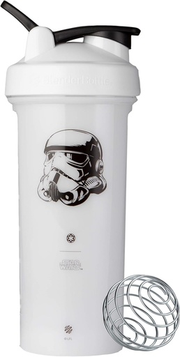 [BRSWGBIBCV5BYETG] BlenderBottle Star Wars Shaker Μπουκάλι Pro Series Ιδανικό για πρωτεϊνικές ανακινήσεις και προ προπόνηση, 28-Ounce, Stormtrooper