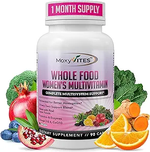 [BRSWYALQPMDQ2CD6] Methylated Multivitamin for Women with Iron - Womens Multivitamin with 44 Organic Whole Food & Fermented Nutrients - Daily Vitamin for Women Complete Multisystem Support, 90 Vegan Caps, Non GMO