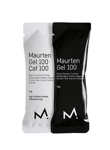 [BRSREGARCB7G23TD] Maurten Gel 100 Mix Box - 6-Pack of 40g - 25g Carbohydrates per Serving - 4 x Gel100 and 2x Gel100 CAF100 (100mg caffein) - Stomach-Friendly Patented hydrogel Technology - Free of preservatives