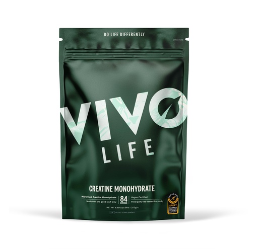 [BRSWYYI7OR6QE2TH] Vivo Life - Creatine Monohydrate Powder Micronised - Vegan, Unflavoured (8.8 oz, 84 Servings)