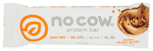 [BRSWG2Y5O4PBQDT7] No Cow Chunky Peanut Butter Bar, 2.12 OZ