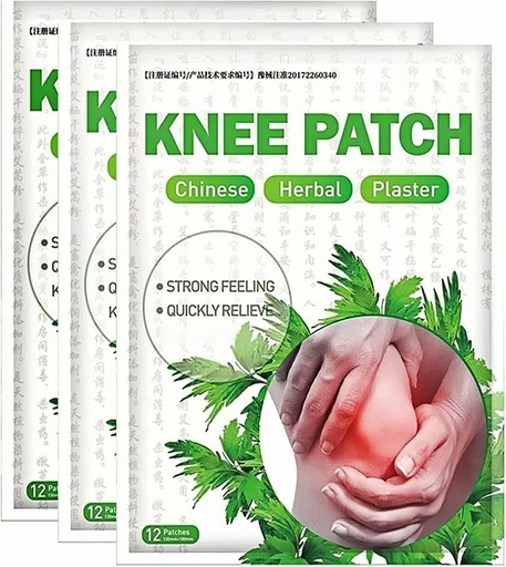 [BRSWYCABBEIA2CTO] Knee Patch 36 Pcs, Long Lasting of Muscle Joint, Shoulder and Neck Patches, Herbal Heat Compress Knee Patch