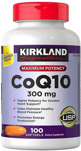 [BRSWIFD5BUOGAYLK] Kirkland Signature CoQ10 300mg 100 Softgels