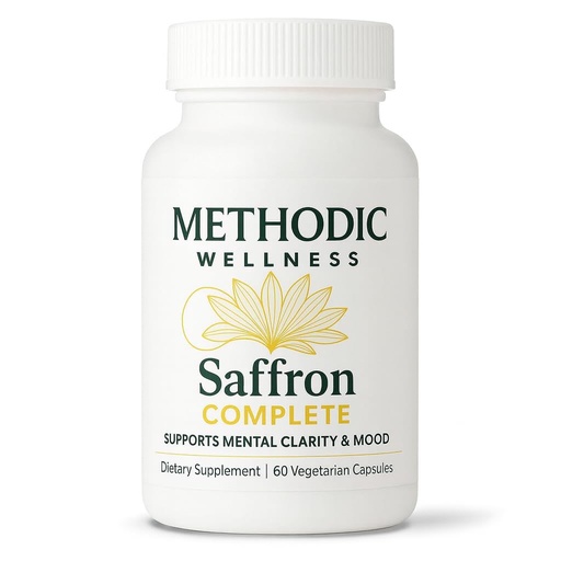 [BRSRGZQLDINRSFD5] Saffron Complete Supplements, 88.5mg Saffron Extract for Mood Energy, Stress Relief & Sleep, Non-GMO & Gluten-Free – 60 Vegetable Capsule