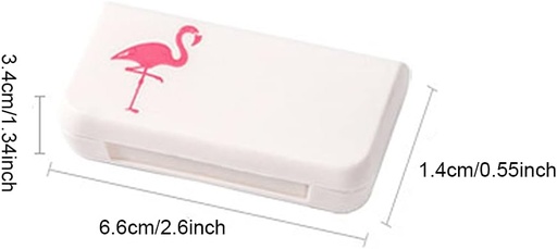 [BRSROCYKOUGR4334] SagaSave Travel Pill Case 3 Compartments Portable Pill Case Dustproof and Moisture-Proof Daily Pill Case Small Pill Box for Vitamins, Fish Oil, Supplements(Cactus)