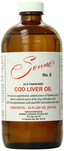 [BRSWIY3YA4CW2YLA] Sonne's Old Fashioned cod Liver Oil no 5, 16 Fl. Oz