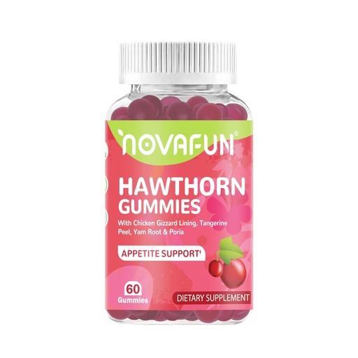 [BRSREEIKOIIBOGQV] Appetite Booster Gummies for Adult, with Chicken Gizzard Lining, Tangerine Peel, Yam Root & Poria, Supports Degstive & Healthy Appetite, Sugar-Free,Pectin-Based, 60 Ct